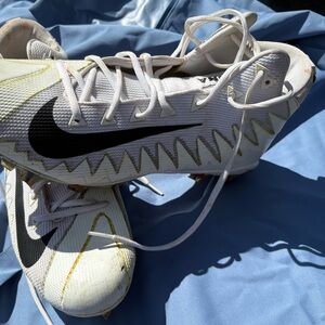 Nike Alpha White Cleats